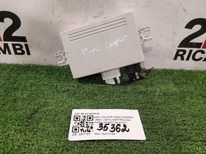 Centralina PARK Assist 6620-9252640 Mini Countryman Cooper R60 2010