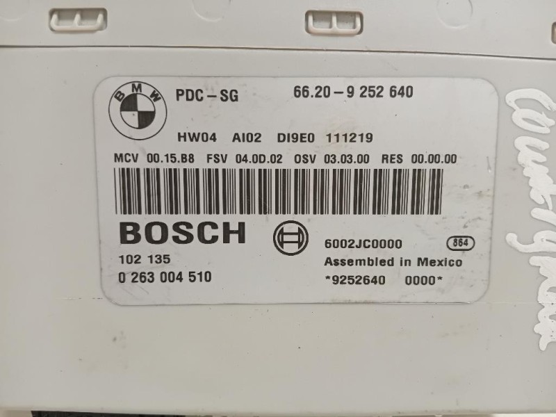 Centralina PARK Assist 6620-9252640 Mini Countryman Cooper R60 2010