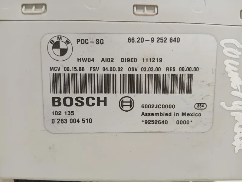 Centralina PARK Assist 6620-9252640 Mini Countryman Cooper R60 2010