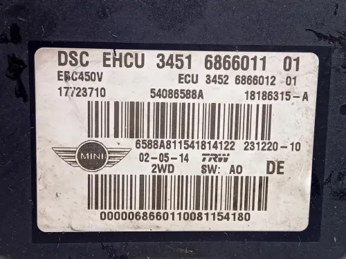 Pompa ABS ANT 3451 6866011 Mini MINI Paceman R61 2013