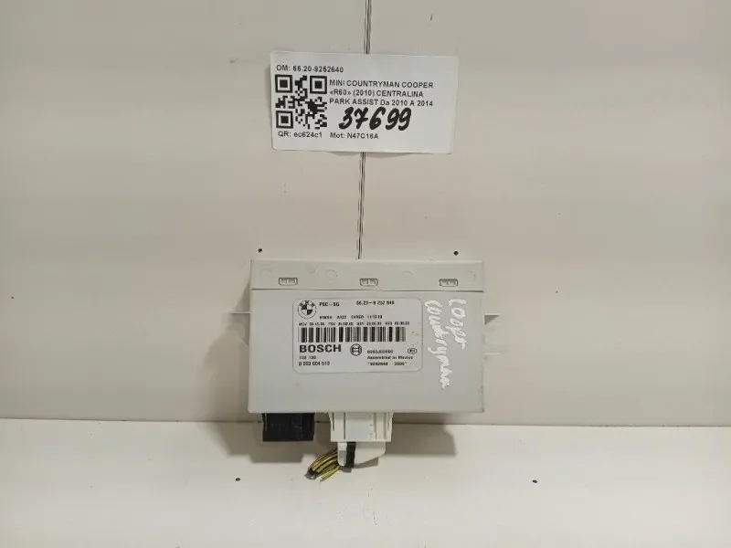 Centralina PARK Assist 6620-9252640 Mini Countryman Cooper R60 2010