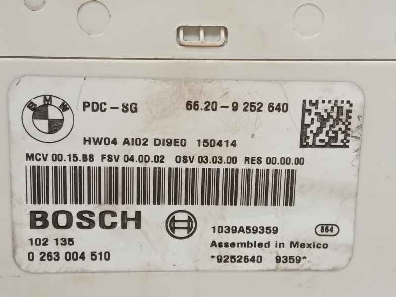 Centralina PARK Assist 6620-9252640 Mini MINI Cooper R56 2007