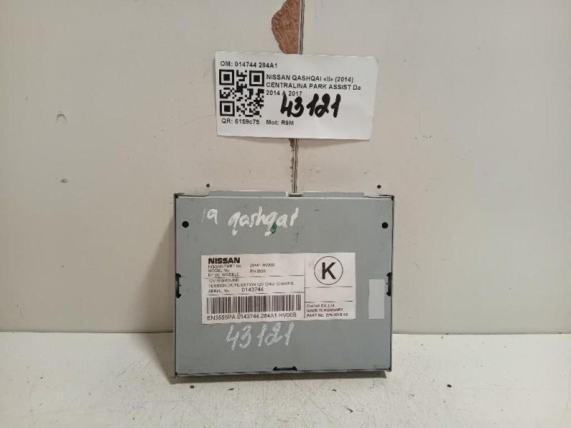 Centralina PARK Assist 014744 284A1 Nissan Qashqai II 2014