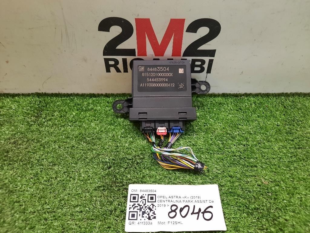 Centralina PARK Assist 84483504 Opel Astra K 2019