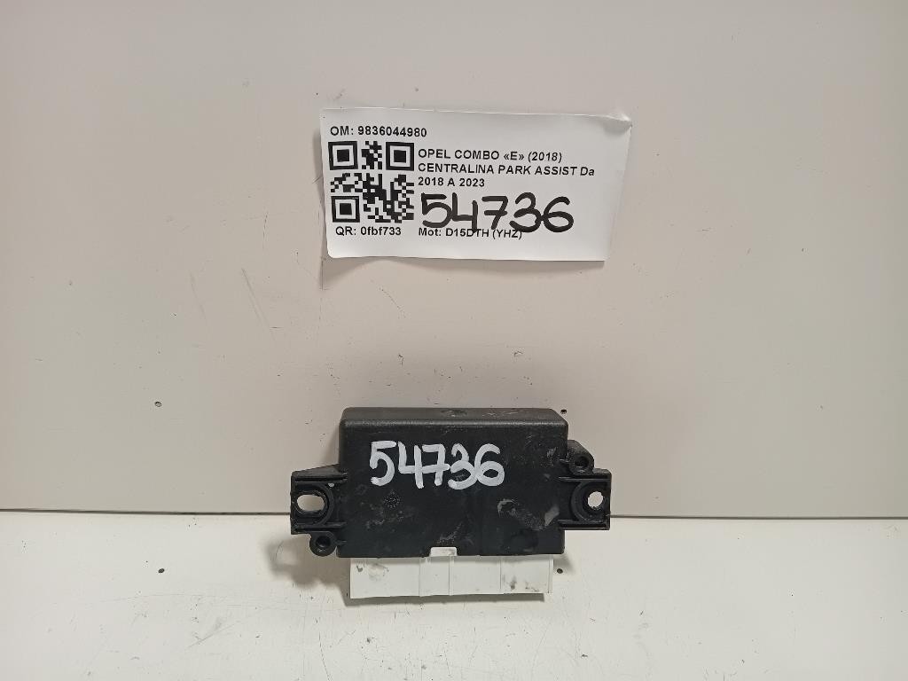 Centralina PARK Assist 9836044980 Opel Combo E 2018