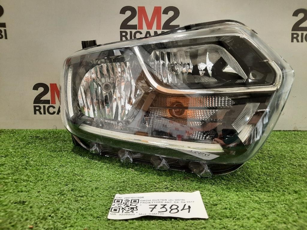Proiettore ANT DX ATTACCHI ROTTI 260101133R Dacia Duster II 2018