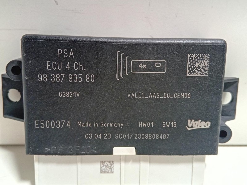 Centralina PARK Assist 9838793580 Opel Corsa F 2019