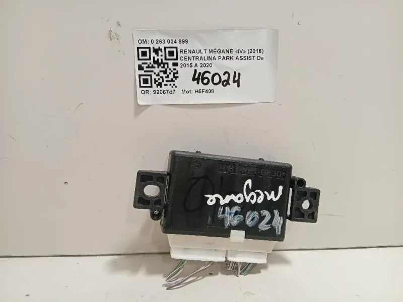 Centralina PARK Assist 0 263 004 899 Renault Mégane IV 2016