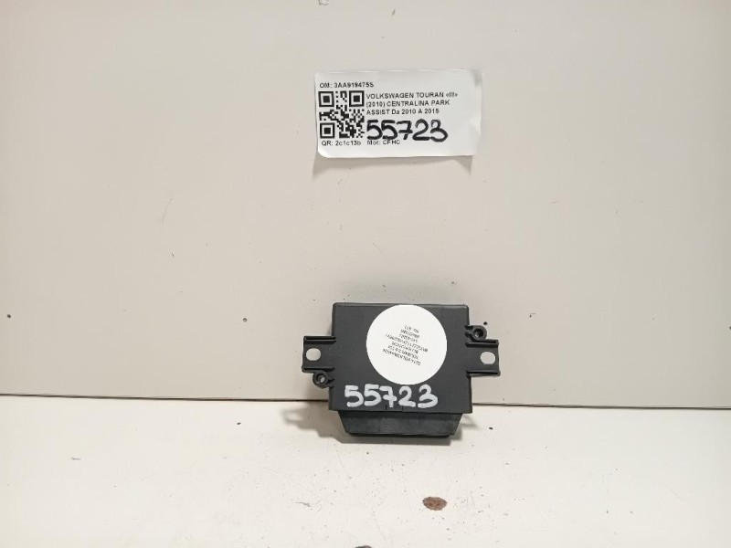 Centralina PARK Assist 3AA919475S Volkswagen Touran III 2010