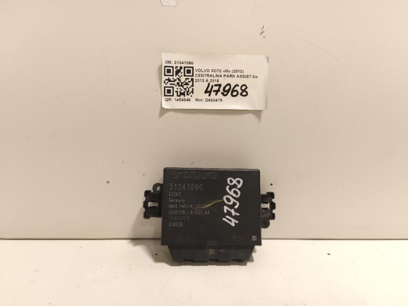 Centralina PARK Assist 31341090 Volvo XC70 III 2013