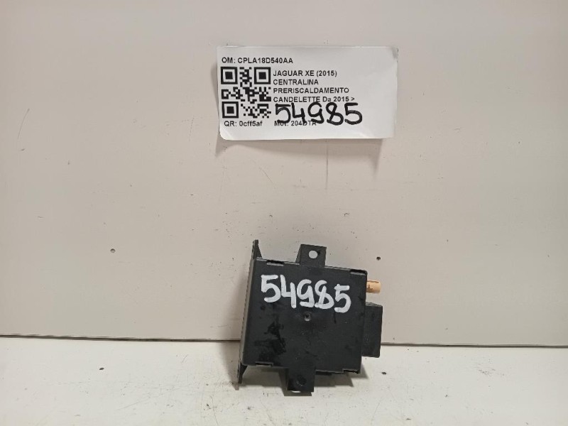 Centralina Preriscaldamento Candelette CPLA18D540AA Jaguar XE 2015