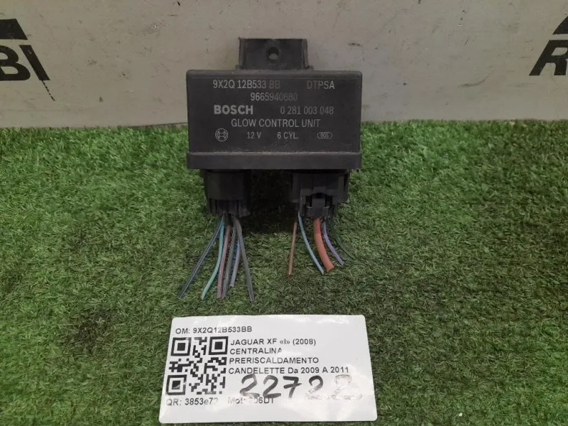Centralina Preriscaldamento Candelette 9X2Q12B533BB Jaguar XF I 2008