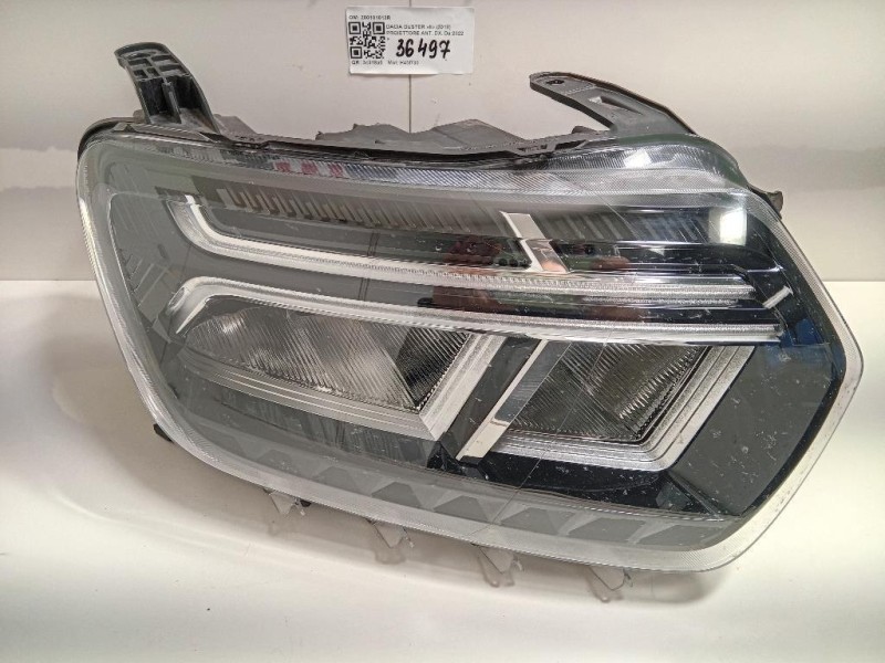 Proiettore ANT DX 260101613R Dacia Duster II 2018