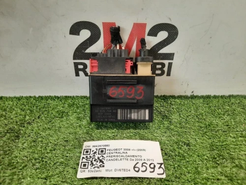 Centralina Preriscaldamento Candelette 9662570880 Peugeot 3008 I 2009