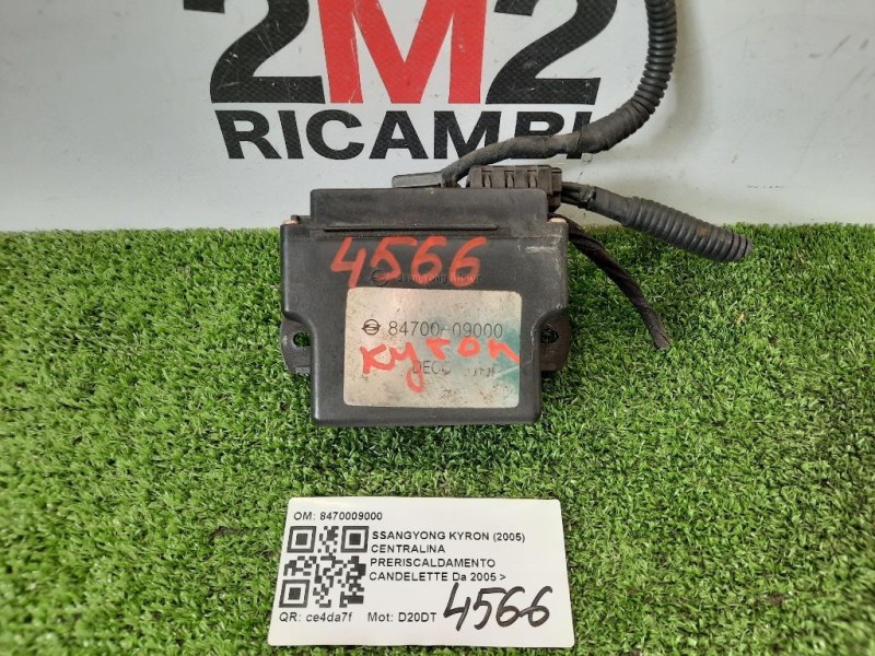 Centralina Preriscaldamento Candelette 8470009000 CENTRALINA Ssangyong Kyron 2005