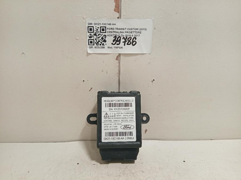 Centralina Proiettore Adattivo GK21-13C148-AA Ford Transit Custom I 2013