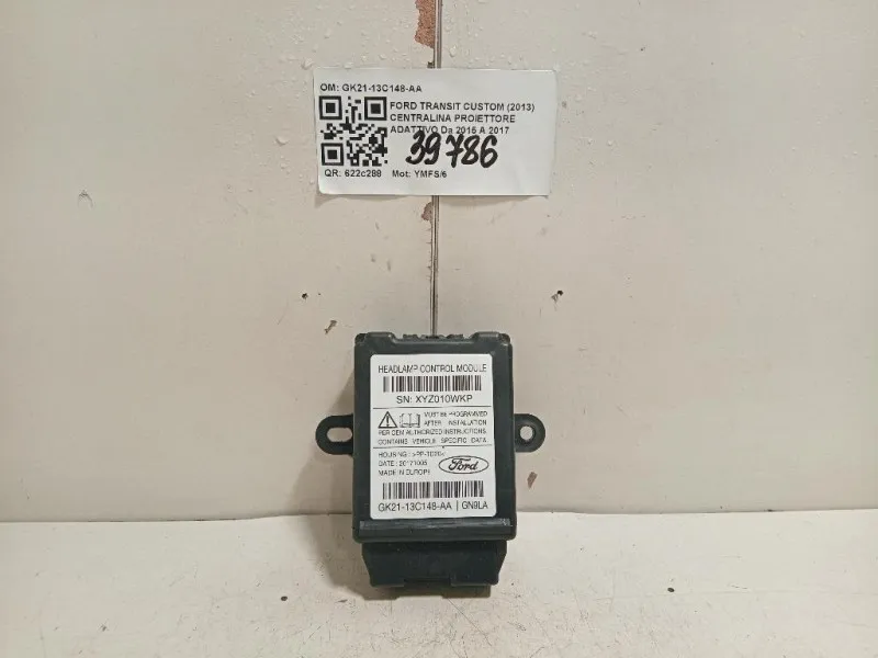 Centralina Proiettore Adattivo GK21-13C148-AA Ford Transit Custom I 2013