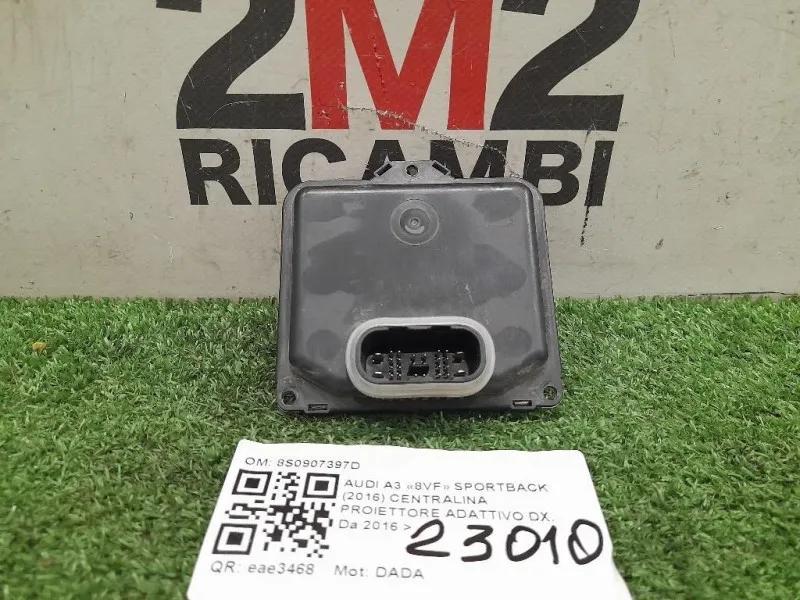 Centralina Proiettore Adattivo DX 8S0907397D Audi A3 8VF Sportback 2016