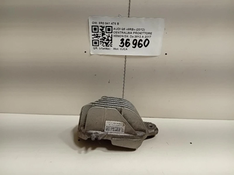 Centralina Proiettore Xenon DX 8R0 941 476 B Audi Q5 8RB 2012