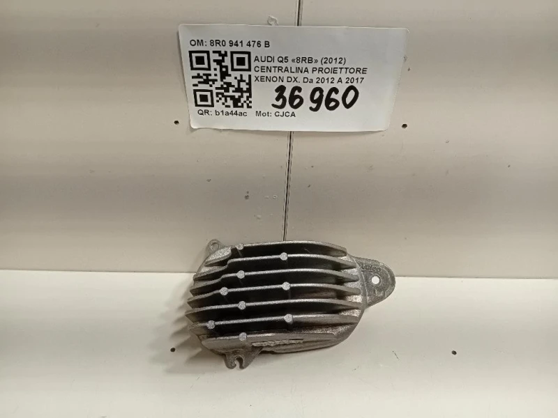 Centralina Proiettore Xenon DX 8R0 941 476 B Audi Q5 8RB 2012