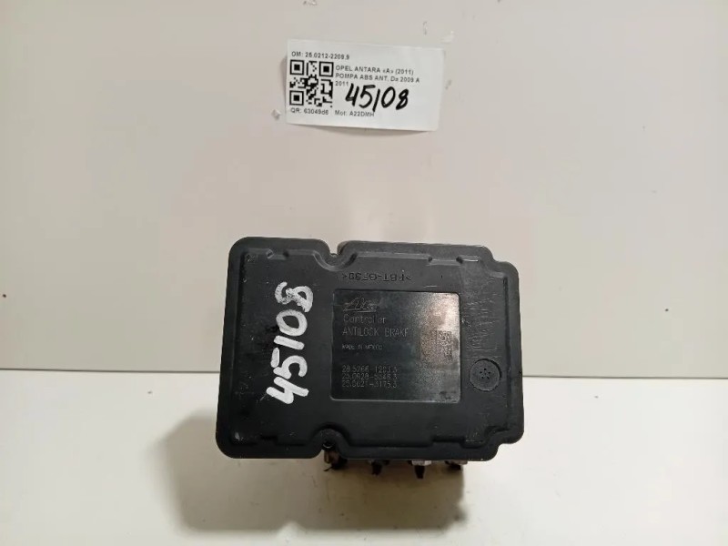 Pompa ABS ANT 250212-22099 P68272500AA Opel Antara A 2011