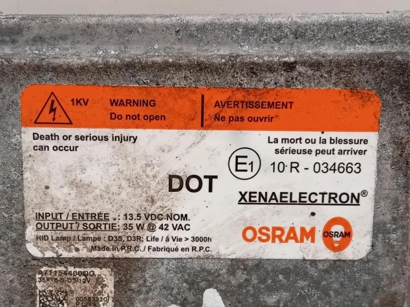 Centralina Proiettore Xenon DX A71154400DG Jaguar XF I 2011