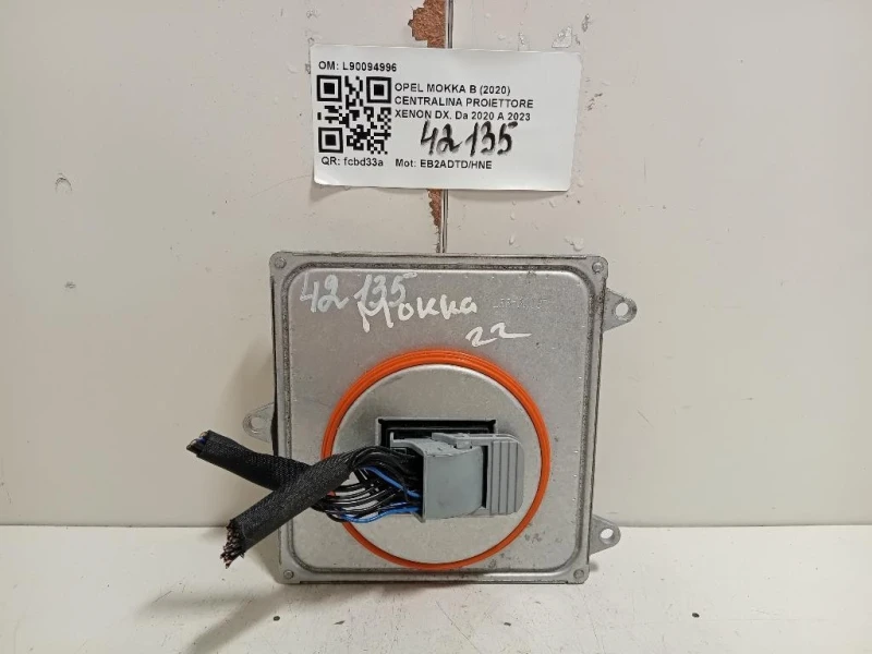 Centralina Proiettore Xenon DX L90094996 Opel Mokka B 2020