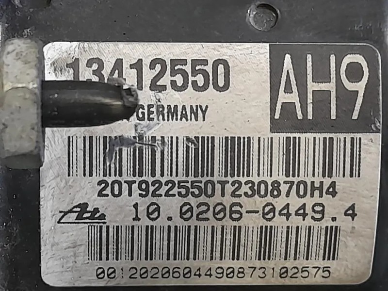 Pompa ABS ANT 13412552 Opel Astra J 2012