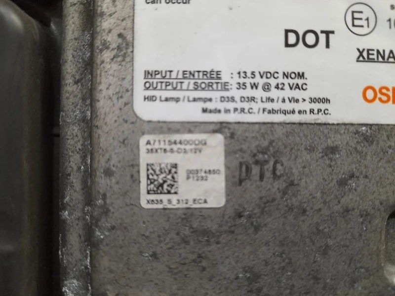 Centralina Proiettore Xenon SX A71154400DG Land Rover Range Rover Evoque I 2011