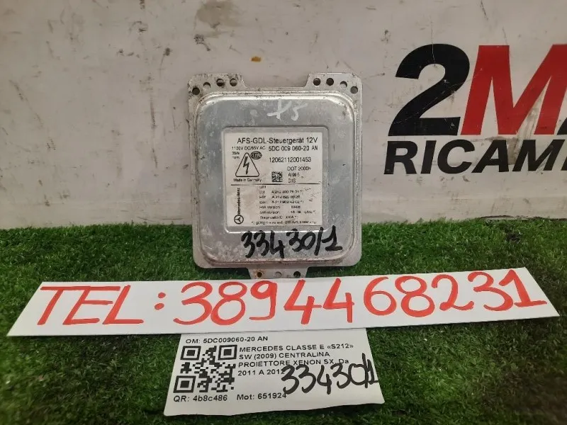 Centralina Proiettore Xenon SX 5DC009060-20 AN Mercedes Classe E S212 SW 2009