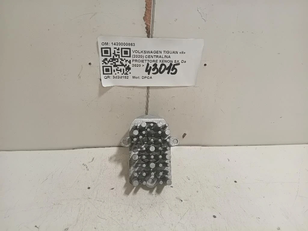 Centralina Proiettore Xenon SX 1420000863 Volkswagen Tiguan II 2020