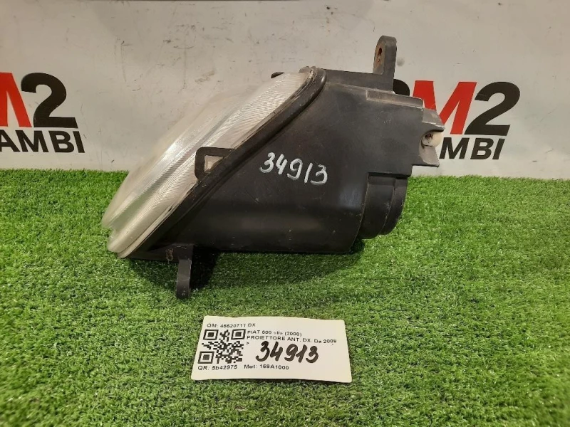Proiettore ANT DX 45520711 DX Fiat 500 II 2008
