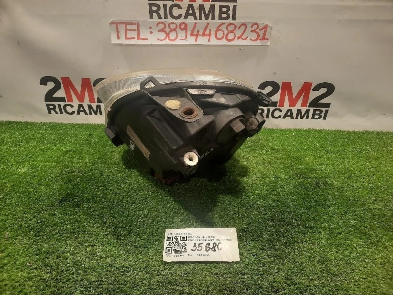 Proiettore ANT DX 45540748 DX Fiat 500 II 2008