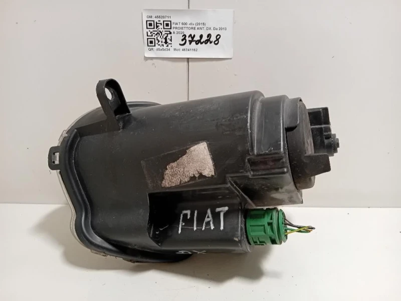 Proiettore ANT DX 45520711 Fiat 500 II 2015