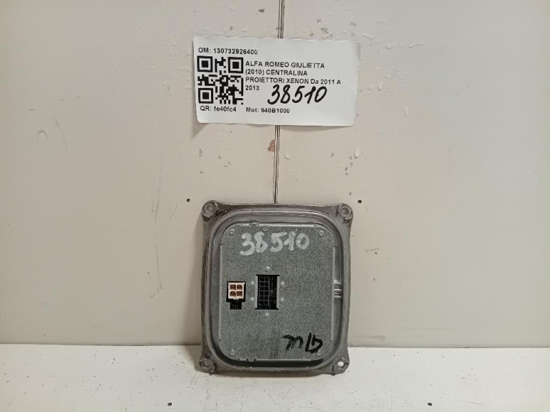 Centralina Proiettori Xenon 130732926400 Alfa Romeo Giulietta 2010