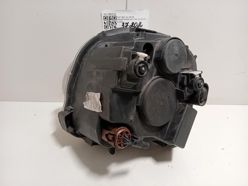 Proiettore ANT DX 45540748 Fiat 500 II 2015