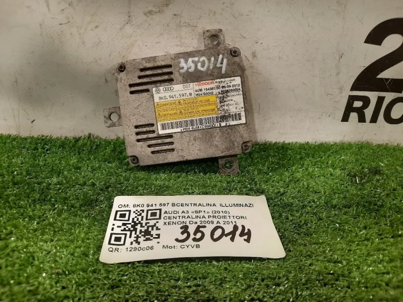 Centralina Proiettori Xenon 8K0 941 597 BCENTRALINA ILLUMINAZIONE Audi A3 8P1 2010