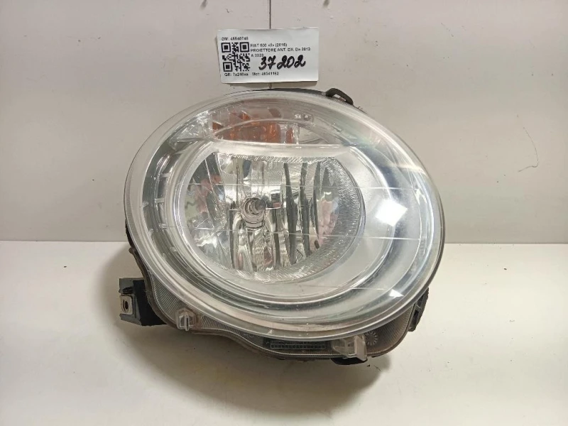 Proiettore ANT DX 45540748 Fiat 500 II 2015