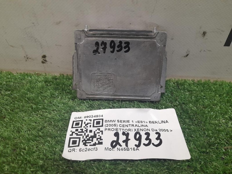Centralina Proiettori Xenon 89034934 Bmw Serie 1 E81 Berlina 2005