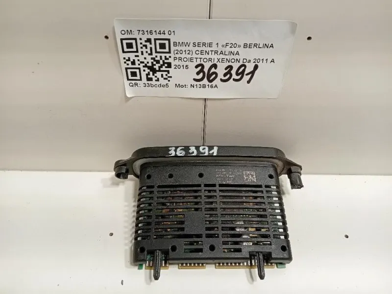 Centralina Proiettori Xenon 7316144 01 Bmw Serie 1 F20 Berlina 2012