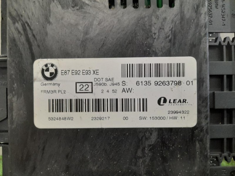 Centralina Proiettori Xenon 61359263798 Bmw Serie 3 E92 Coupe 2007