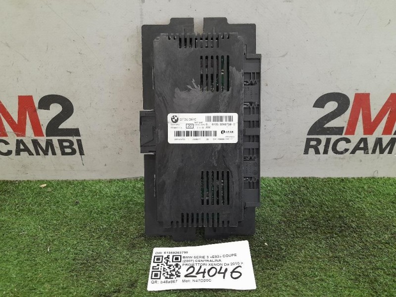 Centralina Proiettori Xenon 61359263798 Bmw Serie 3 E92 Coupe 2007