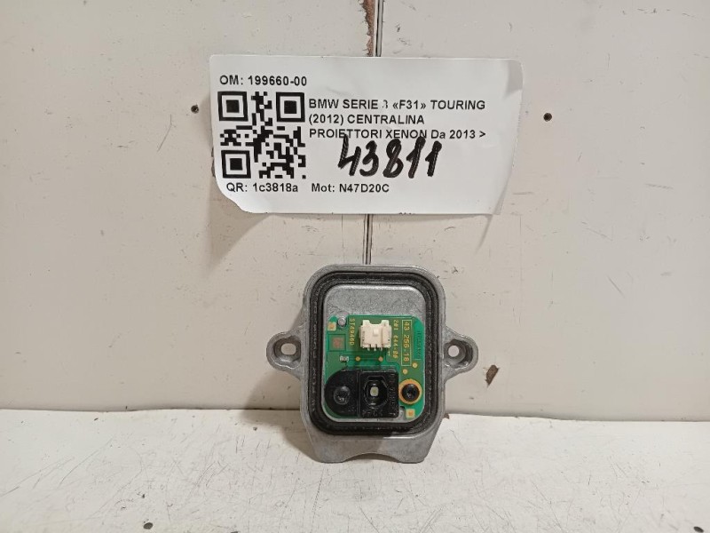 Centralina Proiettori Xenon 199660-00 Bmw Serie 3 F31 Touring 2012