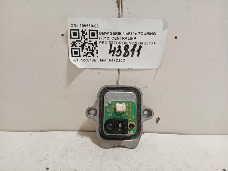 Centralina Proiettori Xenon 199660-00 Bmw Serie 3 F31 Touring 2012