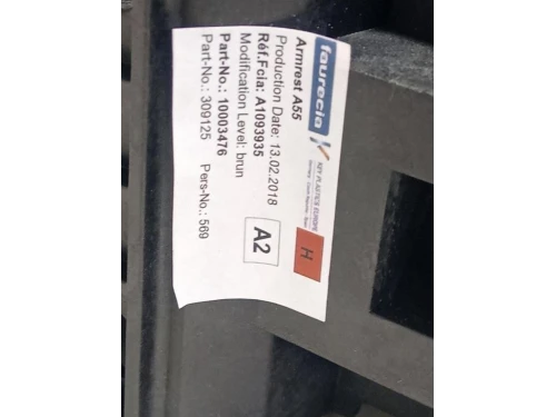 Bracciolo Console Centrale A1093935 Citroen DS3 2016