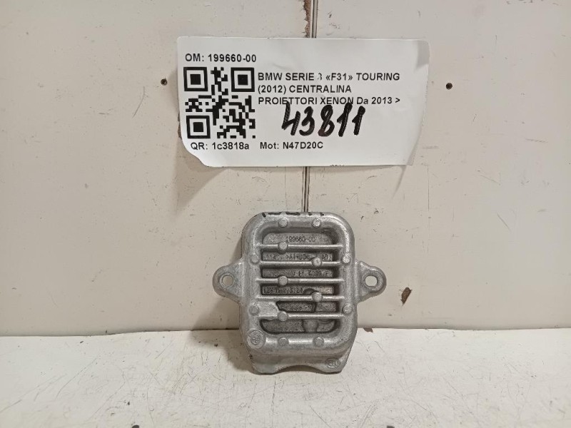 Centralina Proiettori Xenon 199660-00 Bmw Serie 3 F31 Touring 2012