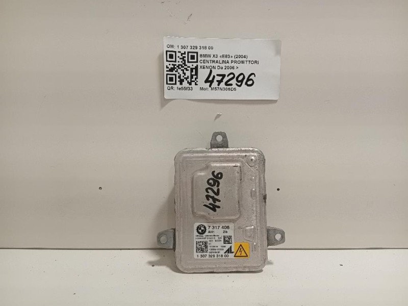 Centralina Proiettori Xenon 1 307 329 318 00 Bmw X3 E83 2004