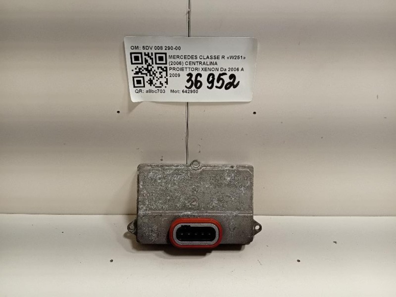 Centralina Proiettori Xenon 5DV 008 290-00 Mercedes Classe R W251 2006