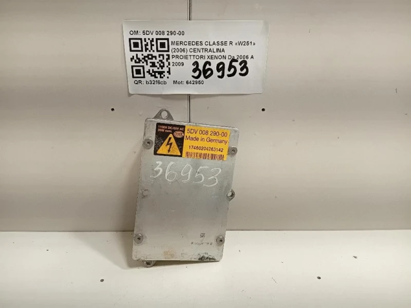 Centralina Proiettori Xenon 5DV 008 290-00 Mercedes Classe R W251 2006