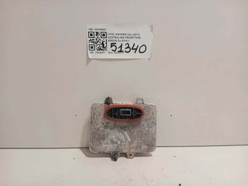 Centralina Proiettori Xenon 00040547 Opel Antara A 2011